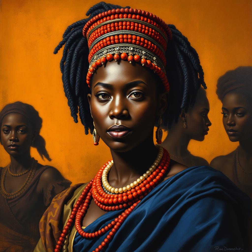 Portrait de Tassi Hangbé, La reine des Amazones